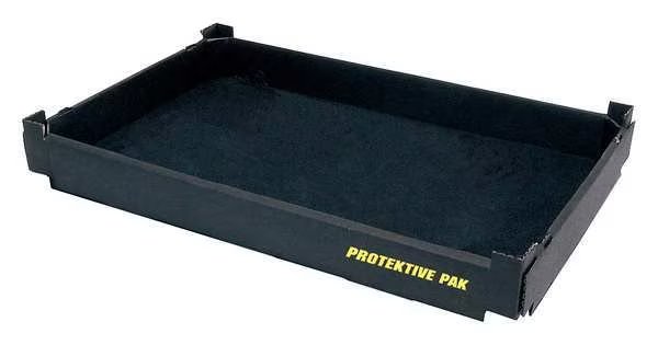 ESD Tray, 25in.Lx19in.Wx7-1/2in.D, Protektive Pak, Mfr#: 37751