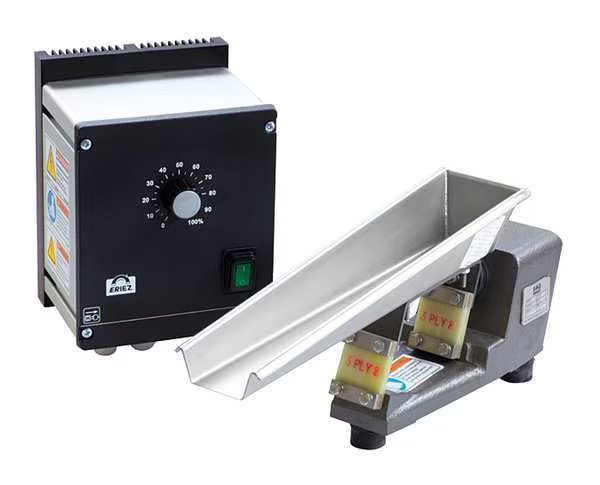 Vibratory Feeder w/ Cntrl, 1-1/2inWx12inL, Eriez, Mfr#: 6C