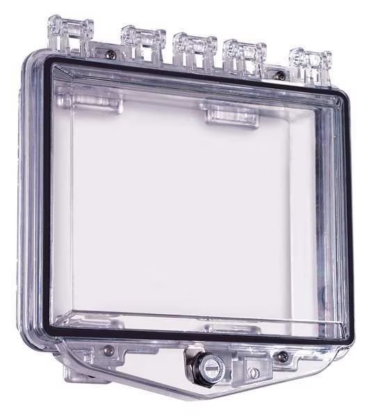 Enclosure, Enclosed, Clear, Ext. Key Lock, Safety Technology International, Mfr#: STI-7510F