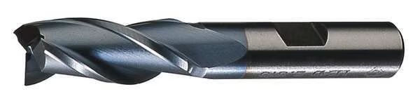 4-Flute HSS Left-Hand Helix & Cut CC Square Single End Mill CTD HG-4LL-TN TiN 1/4x3/8x5/8x2-7/16, Cleveland, Mfr#: C33611