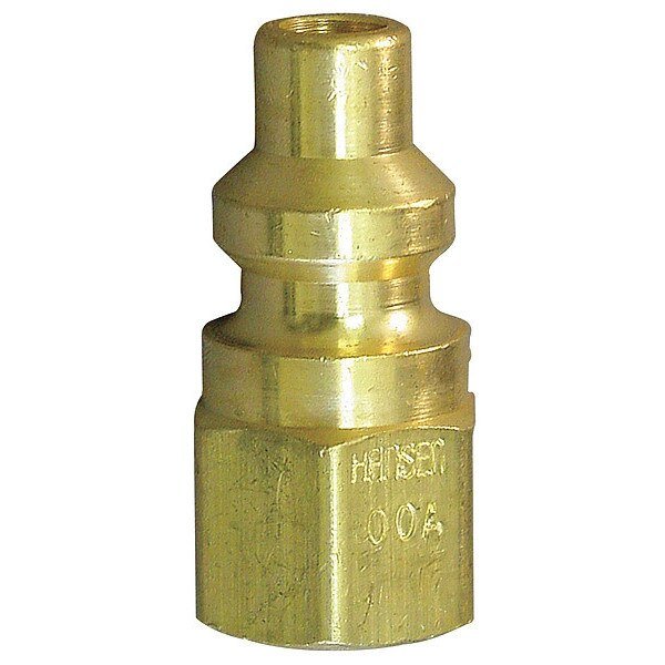 Coupler Plug, (F)NPT, 1/4, Brass, Hansen, Mfr#: 05R