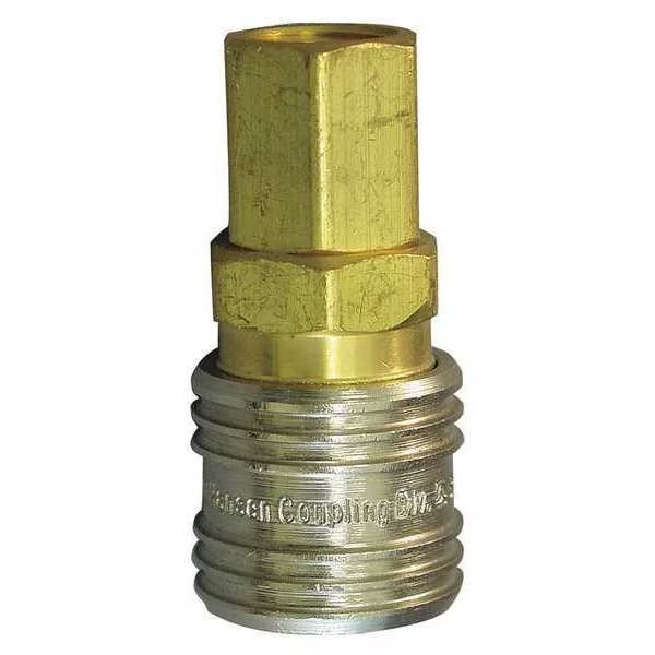 Coupler Body, (F)NPT, 1/4, Brass, Danfoss, Mfr#: 1000E
