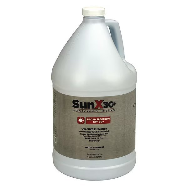 Sunscreen, Gallon Bottle, Sunx, Mfr#: 18-250