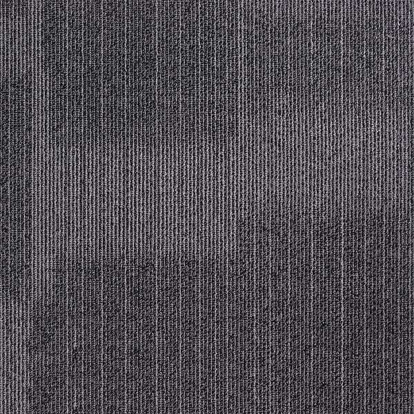 Carpet Tile, 19-11/16in. L, Dark Gray, PK20, EnjoyTool Select, Mfr#: 31HL76