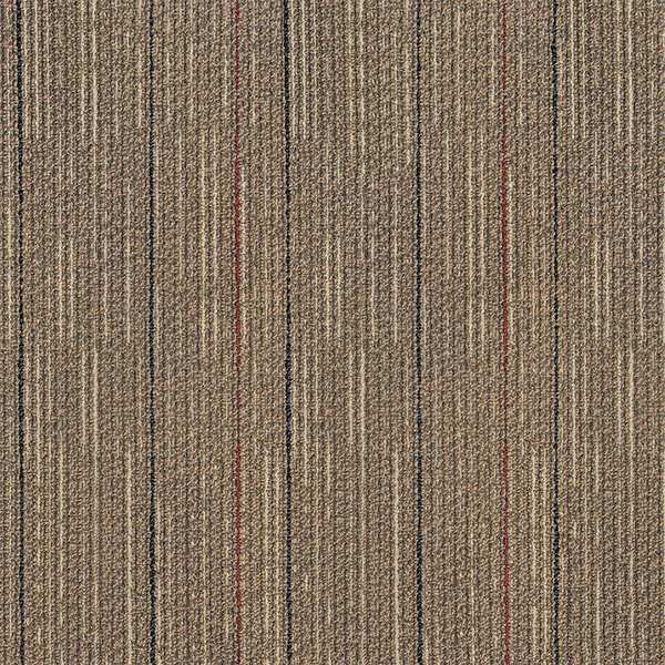 Carpet Tile, 19-11/16in. L, Brown, PK20, EnjoyTool Select, Mfr#: 31HL79