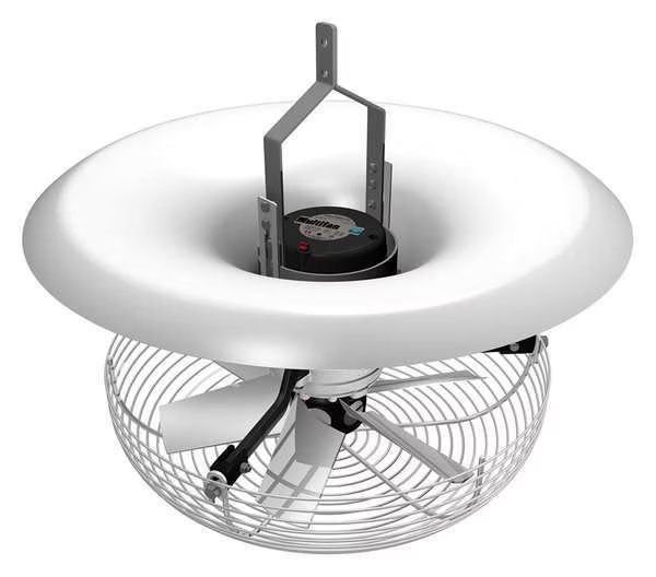 Vertical Recirculation Fan, 16" Blade Dia., 1 Phase, 240 V AC, Multifan, Mfr#: T6E40K0M81160