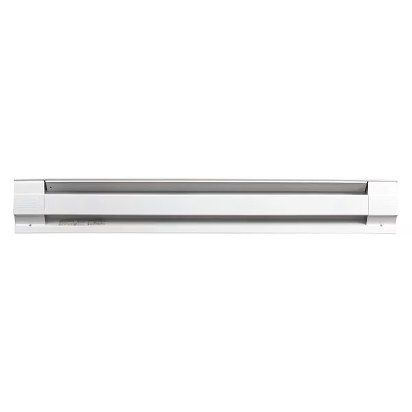 48" White Electric Baseboard Heater, 750/1000W, 208/240V, Cadet, Mfr#: 4F1000W