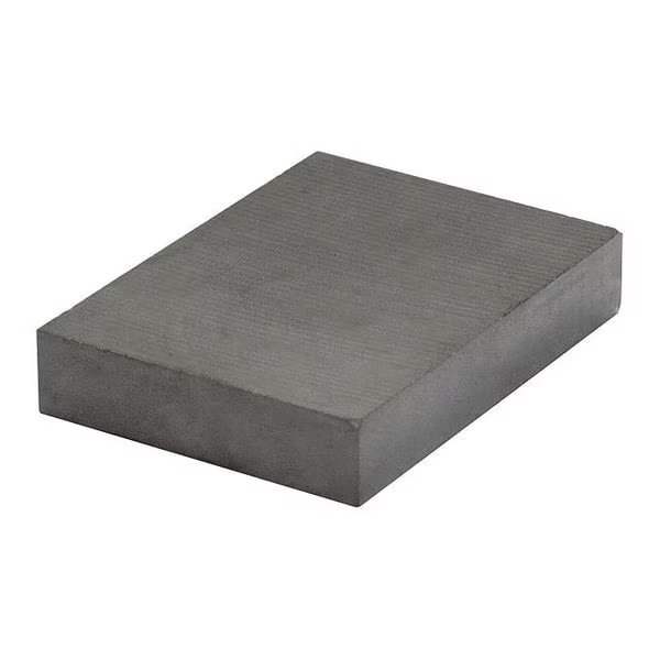 Block Magnet, Ceramic, 14 lb., Mag-Mate, Mfr#: 500X1X2C8