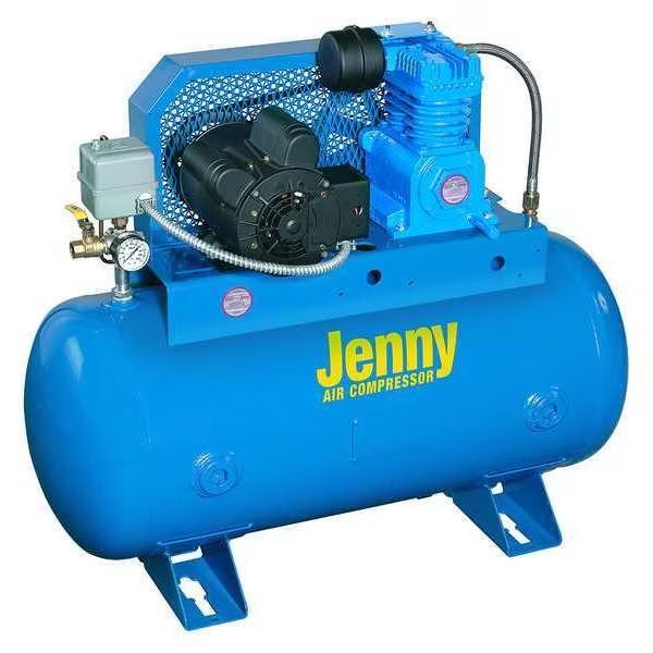Fire Sprinkler Air Compressor, 1 HP, Jenny, Mfr#: K1S-30UMS-115/1