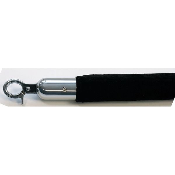 Barrier Rope, Velour, 6 ft L, Queueway, Mfr#: QWAYROPE-33-6-1P