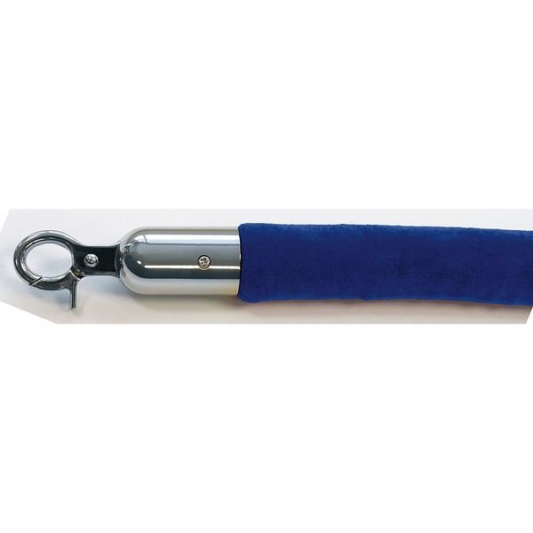 Barrier Rope, Velour, 6 ft L, Queueway, Mfr#: QWAYROPE-23-6-1P