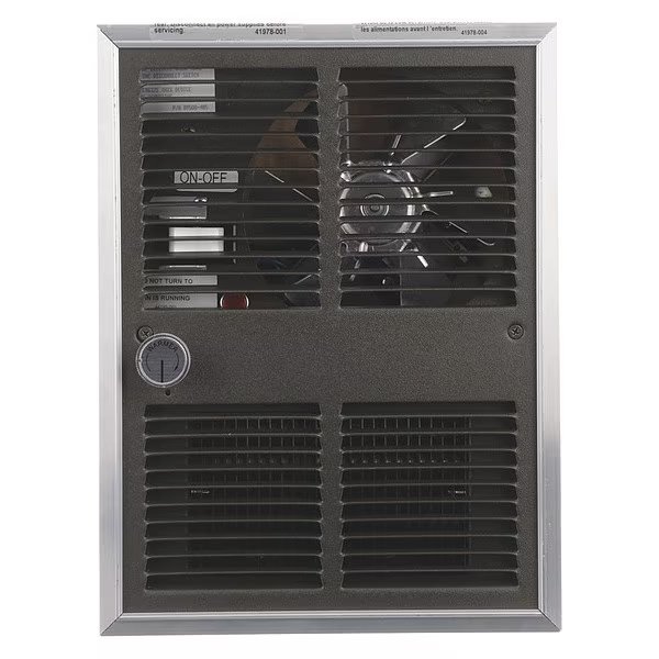 Recessed Electric Wall-Mount Heater, Recessed or Surface, 1500/750 W, Markel Products, Mfr#: E3055T2DWB
