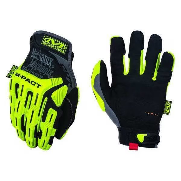 Hi-Vis Cut Resistant Impact Gloves, A5 Cut Level, Yellow, 11, Mechanix Wear, Mfr#: SMP-C91-011