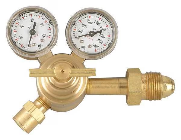 Purge Regulator, Single Stage, CGA-580, 2 to 40 psi, Use With: Nitrogen, Radnor, Mfr#: RAD64003043