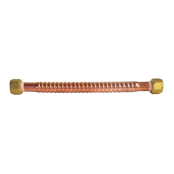 Water Heater Supply Line, 3/4x3/4, 18in.L, Kissler, Mfr#: 88-4110