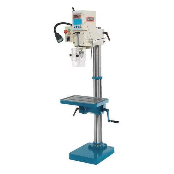 Floor Drill Press, Geared Head Drive, 1 1/2 hp, 110 V, 10 in Swing, 4 Speed, Baileigh Industrial, Mfr#: DP-1000G