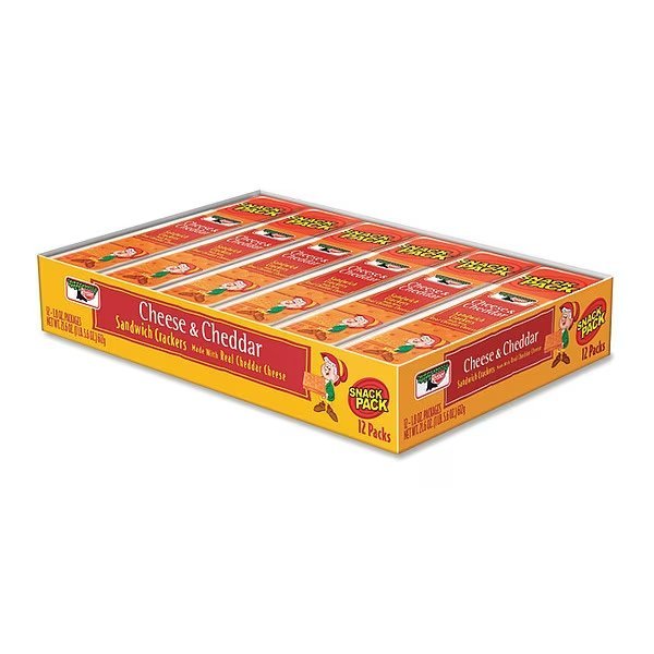 Keebler® Cheese & Cheddar Crackers, 12 PK, Keebler, Mfr#: 21147
