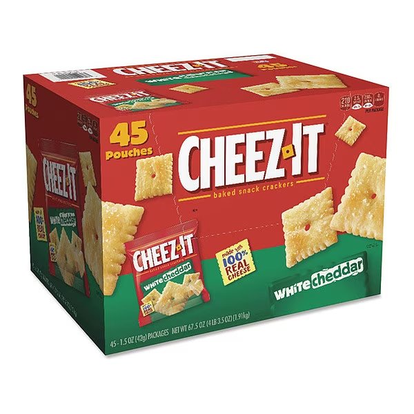 Cheez-it®, White Cheddar, 45 PK, Keebler, Mfr#: 10892