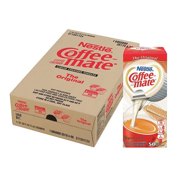 Creamr, Liquid, Regular, PK200, Nestle Professional, Mfr#: 35110CT