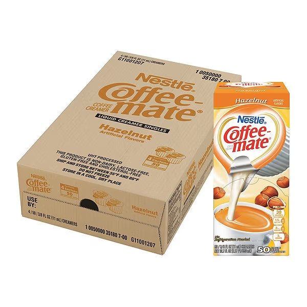 Creamr, Liquid, Hazelnut, PK200, Nestle Professional, Mfr#: 35180CT