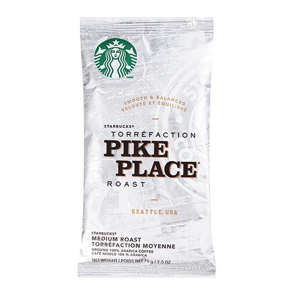 Coffee, Pike Place, 2.5 oz., PK18, Starbucks, Mfr#: SBK12411960