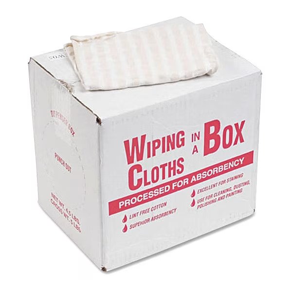Cleaning Rags 5lb. Box, Office Snax, Mfr#: 00069