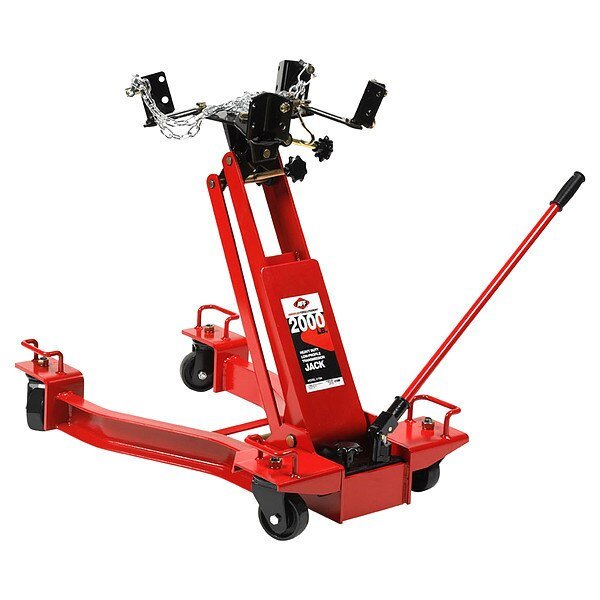 Transmission Jack, 2,000 lb, Pump, Steel, American Forge & Foundry, Mfr#: 3172A