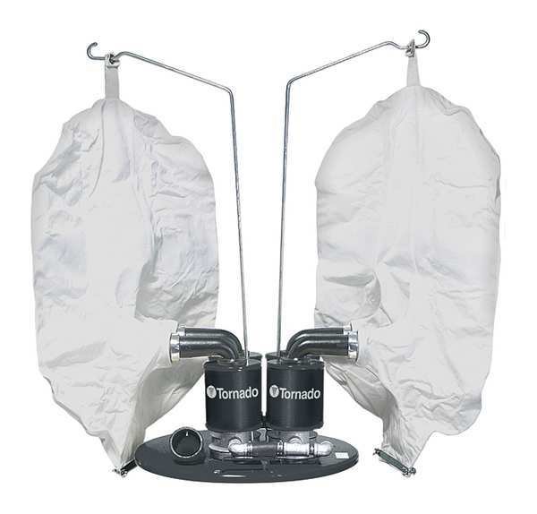 Pneumatic Drum-Top Vacuum Head, Standard 160 cfm, Tornado, Mfr#: 98696