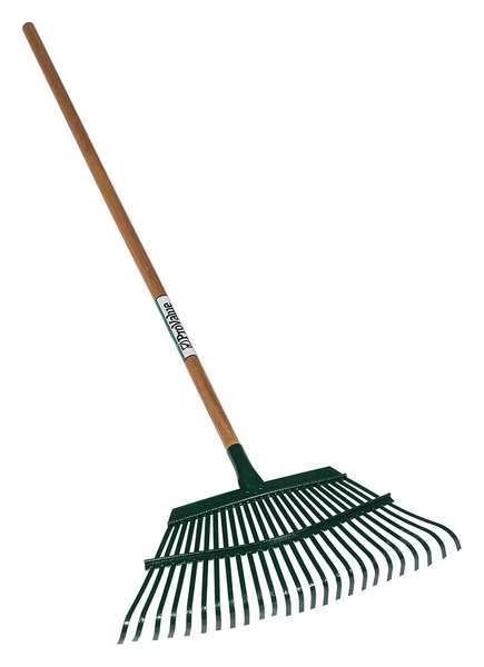 23-tine Leaf Rake with 48"L Steel Handle, Seymour Midwest, Mfr#: 43106GRA