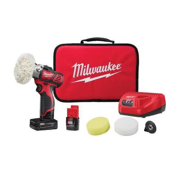 M12 Variable Speed Polisher/Sander Kit, Milwaukee Tool, Mfr#: 2438-22X