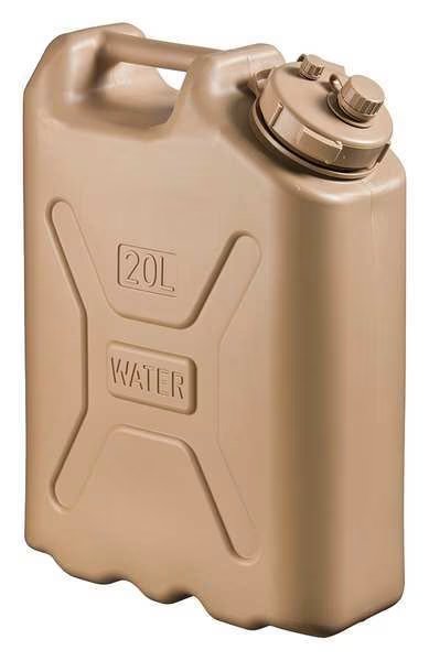 Military Water Canister, 5-gal, Sand, Scepter, Mfr#: 05935