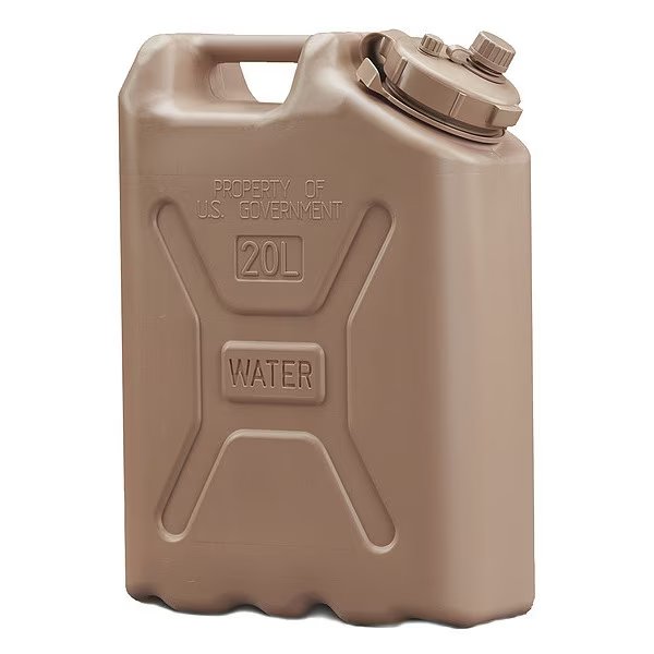 Military Water Canister, 5-gal, Sand, Scepter, Mfr#: 06181