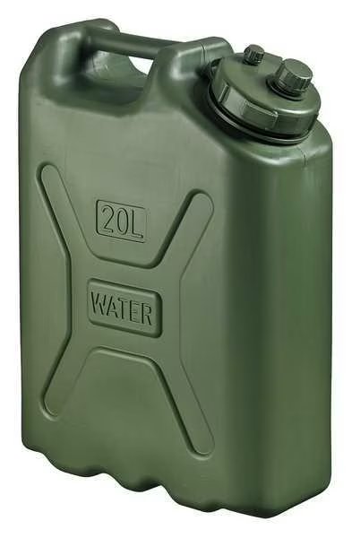 Military Water Canister, 5-gal, Green, Scepter, Mfr#: 05177