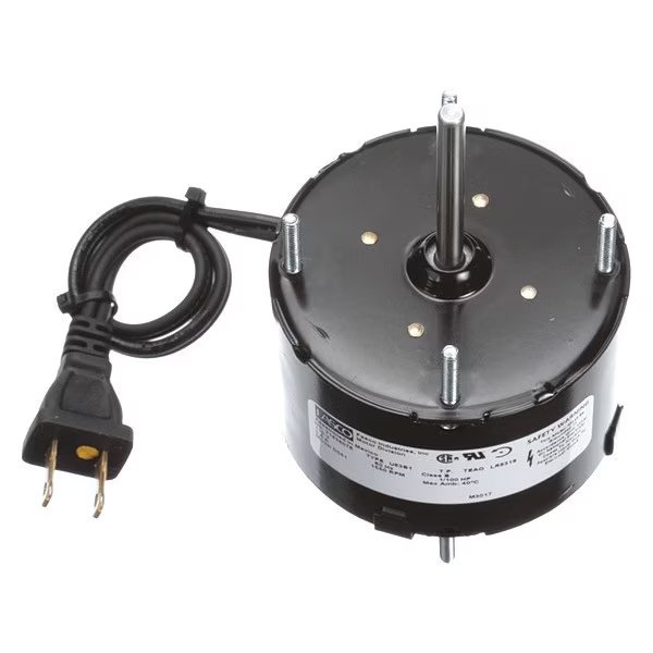 HVAC Motor, TEAO, 1/100 HP, 1550 rpm, 115V, Fasco, Mfr#: D541