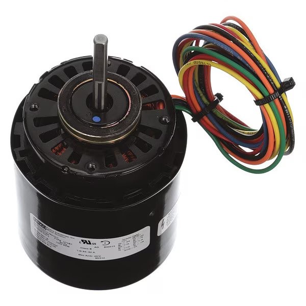 HVAC Motor, OAO, 1/15 HP, 1550 rpm, Face, Fasco, Mfr#: D671B