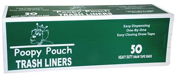 Pet Waste Bags, 13 gal., 1.5 mil, Poopy Pouch, Mfr#: PP-13GAL-BAGS
