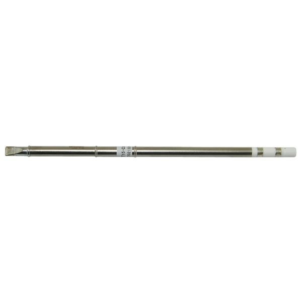 Soldering Tip, Chisel, 5.2mm x 12mm, Hakko, Mfr#: T15-DL52