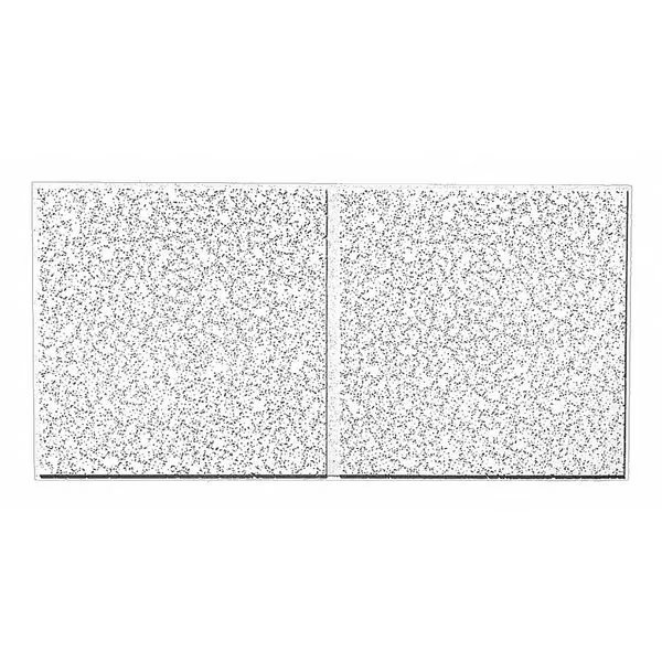 Cortega Ceiling Tile, 24 in W x 48 in L, Angled Tegular, 15/16 in Grid Size, 8 PK, Armstrong World Industries, Mfr#: 2758C
