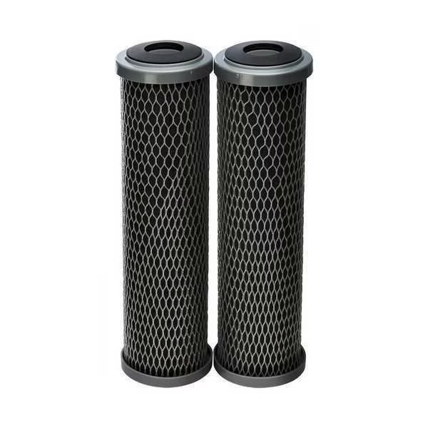 Quick Connect Filter, 4 gpm, 5 Micron, 2-1/2" O.D., 10 1/2 in H, 2 PK, Culligan, Mfr#: SCWH-5