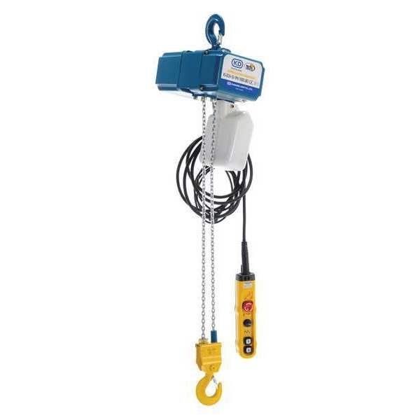 Electric Chain Hoist, 1000 lb., 220V, Vestil, Mfr#: VS-ECH-10-1PH
