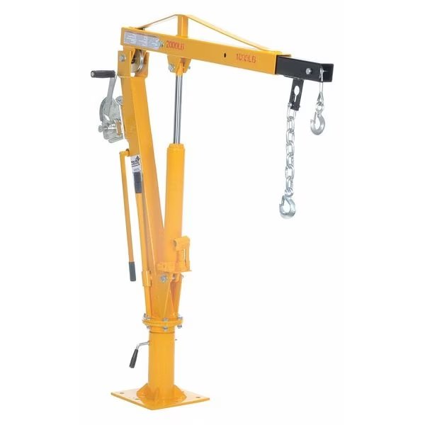 Jib Crane, Base Mounted, 2,000 lb Capacity, Height Under Span: 7 ft, Vestil, Mfr#: WTJ-4
