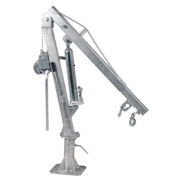 Jib Crane, Base Mounted, 1,000 lb Capacity, Height Under Span: 8 ft, Vestil, Mfr#: WTJ-2-G