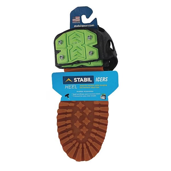 Heel Traction Aid, Universal, Blk/Gr, PR, Stabilicers, Mfr#: HEEL-700-00