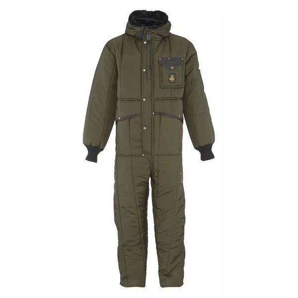 Coverall Suit With Hood Sage Medium, Refrigiwear, Mfr#: 0381RSAGMED