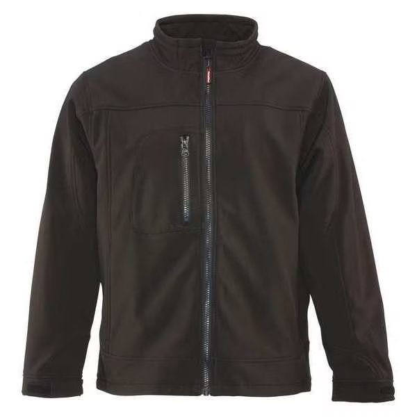 Jacket Non-Insulated Softshell Black 3Xl, Refrigiwear, Mfr#: 0491RBLK3XL