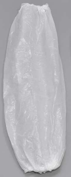 Disposable Sleeves, 18in.L, White, PK2000, Action Chemical, Mfr#: PE18FW2K