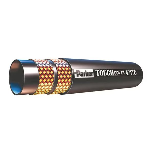 Hydraulic Hose, 1/4" I.D, 50 ft. L, Parker, Mfr#: 471TC-4-BX