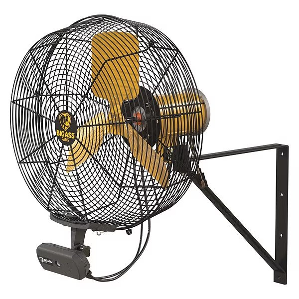 Standard-Duty Industrial Fan, Variable Speeds, Black, Big Ass Fans, Mfr#: F-AE1-2001L13S34V56
