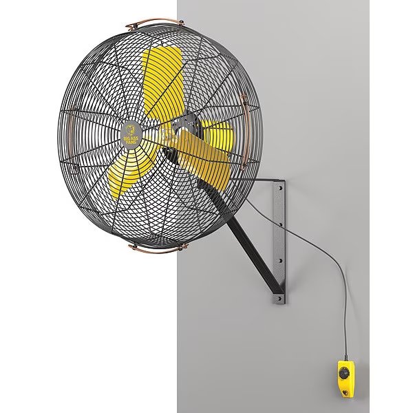 Standard-Duty Industrial Fan, Variable Speeds, Black, Big Ass Fans, Mfr#: F-AE1-2401L13S34