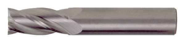 4-Flute Carbide Square Single End GP End Mill Cleveland CEM-SE-4 Bright 5/8x5/8x1-1/4x3-1/2, Cleveland, Mfr#: C61907